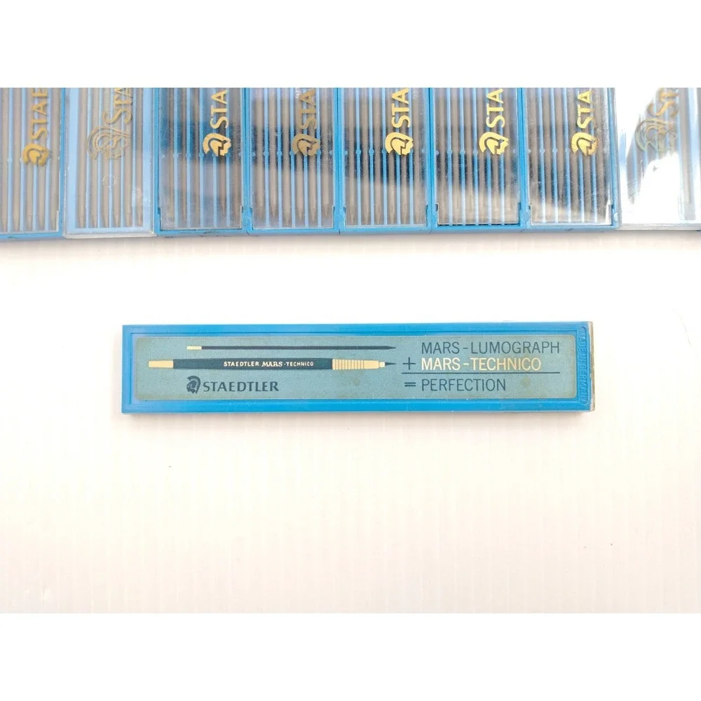 Big Lot of vintage Staedtler Lumograph‎ Leads various types packs